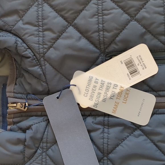 OXFORD Men's Full Zip Mixed Media Jacket - XL - Picture 6 of 9